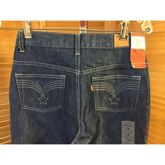 Levi's Girls Mid Rise Boot Cut Embroidered Jeans Size 16 R NWT - Picture 3 of 6
